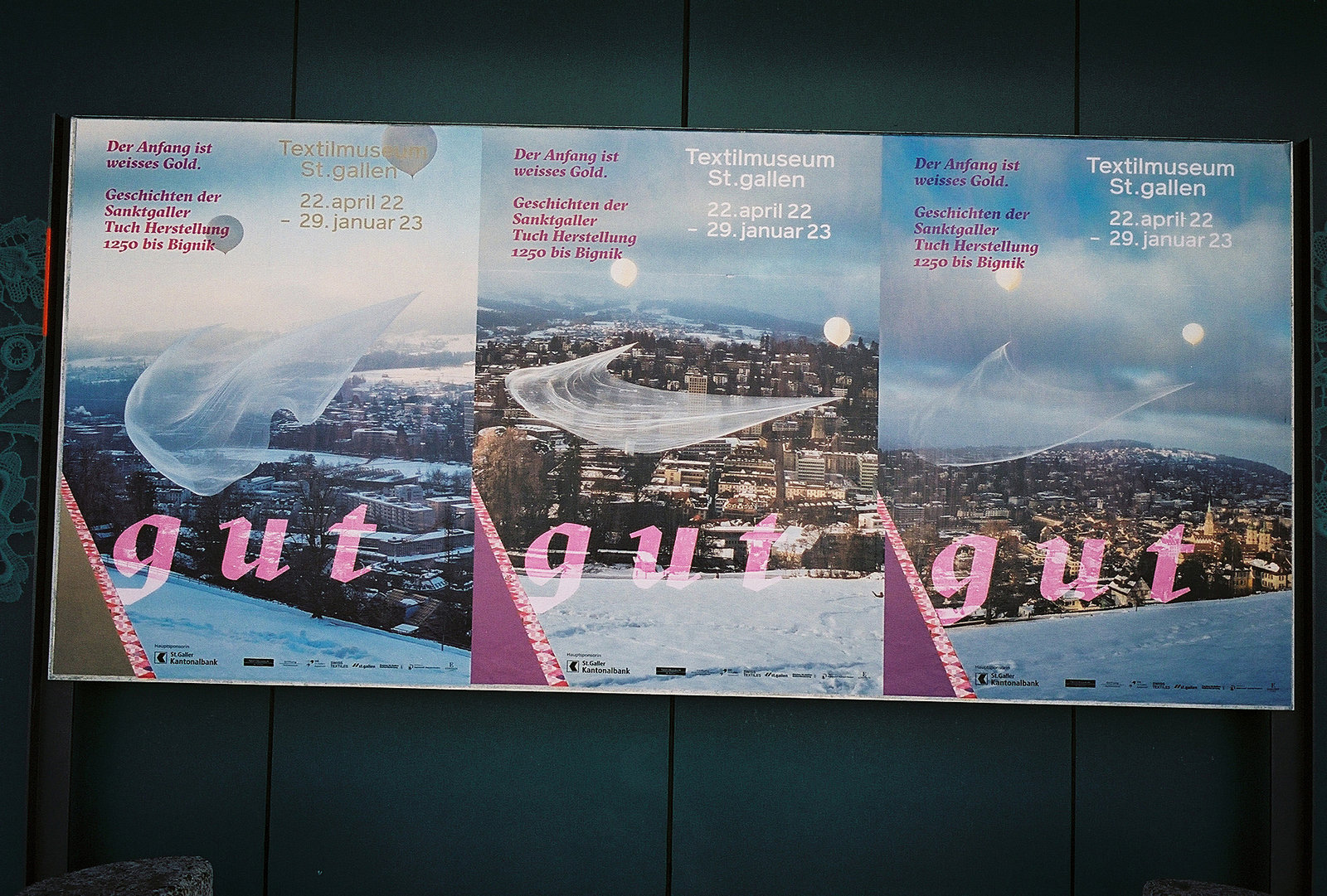 g u t – Plakate Textilmuseum St.Gallen