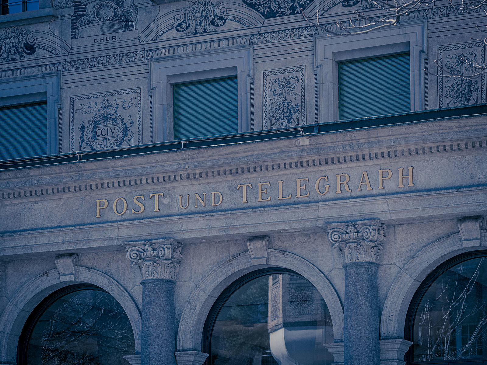 Signaletik Stadtbibliothek Chur