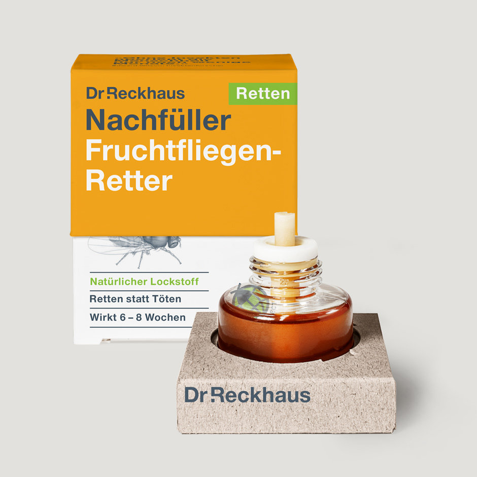 Produktentwicklung Dr.Reckhaus Fruchtfliegen-Retter