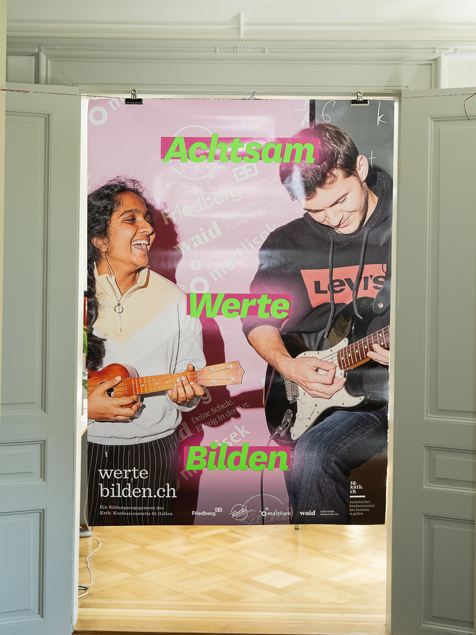 Plakate Werte bilden