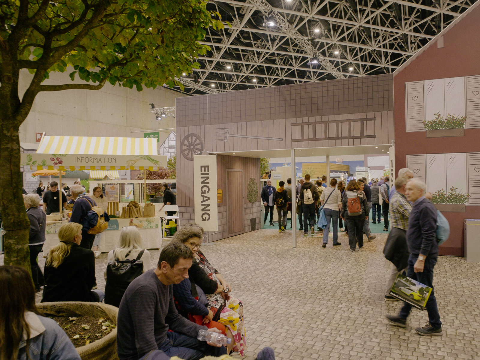 Messestand Erlebnis Nahrig – Dorfplatz LID