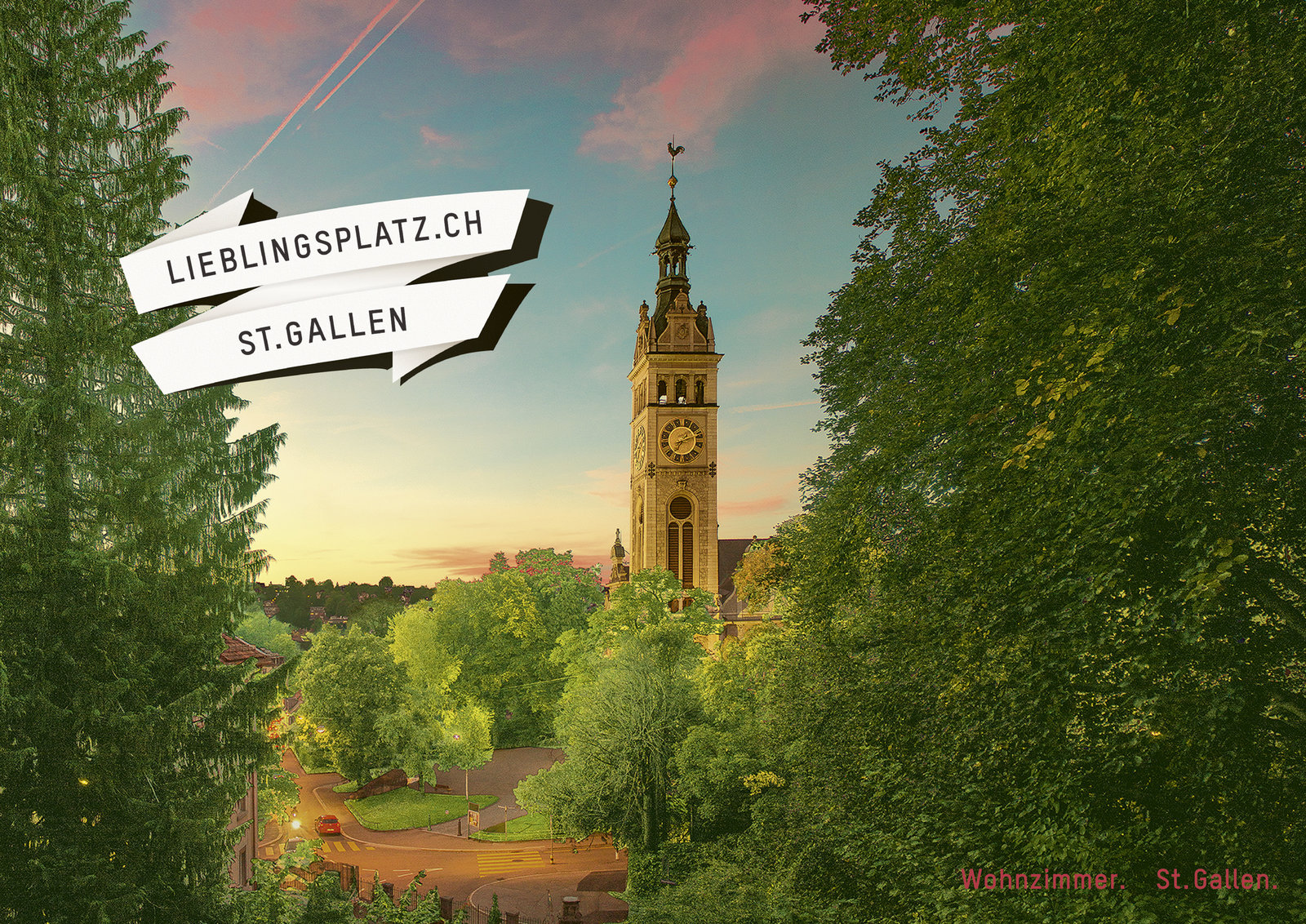 Kampagne über Lieblingsplätze der Standortförderung Stadt St.Gallen