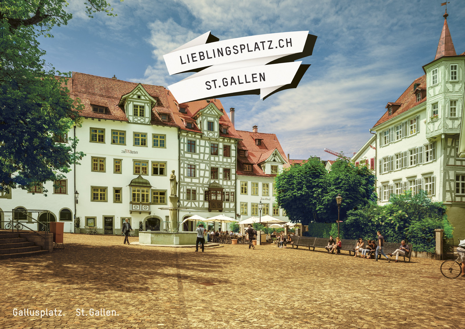 Kampagne über Lieblingsplätze der Standortförderung Stadt St.Gallen