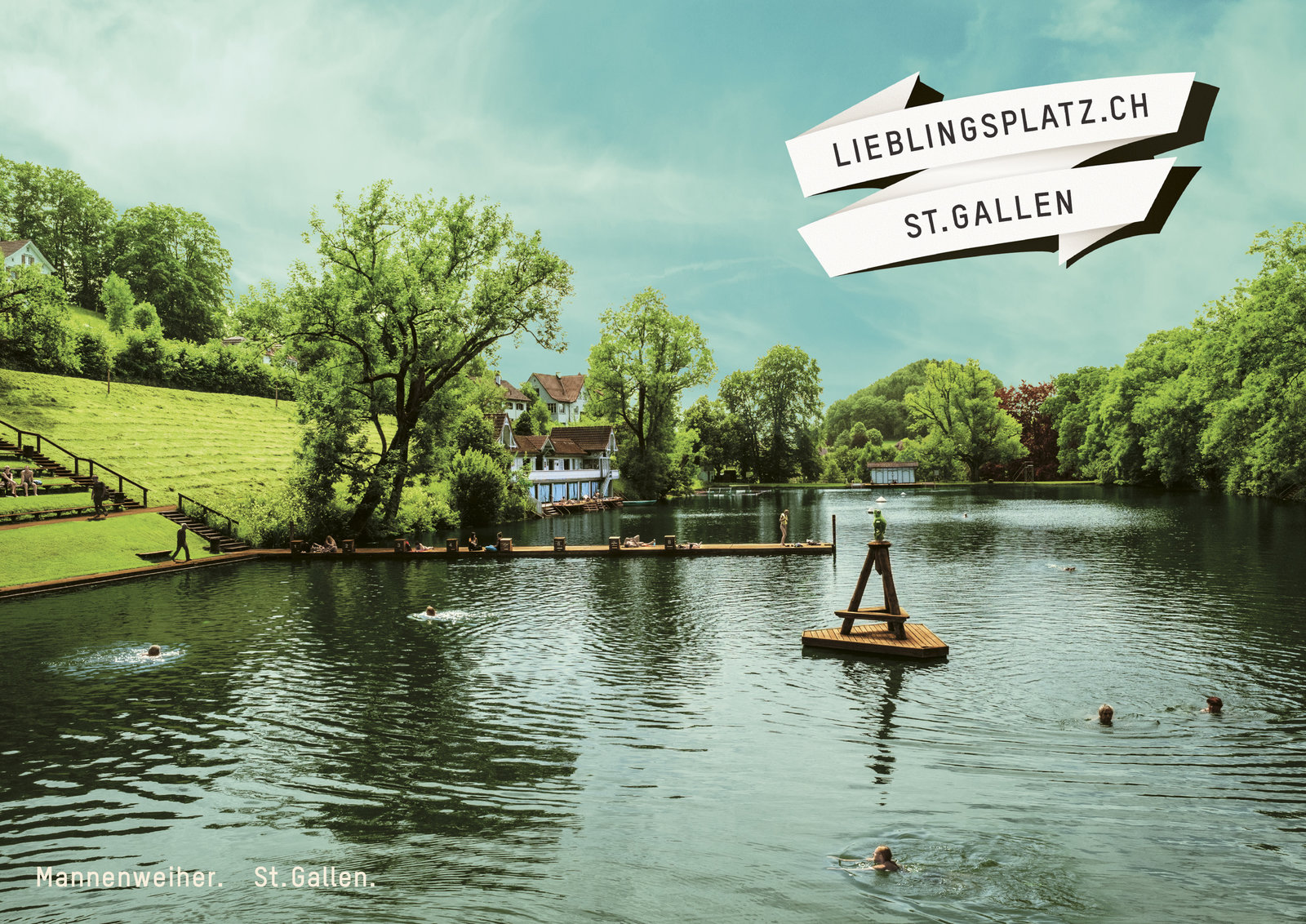 Kampagne über Lieblingsplätze der Standortförderung Stadt St.Gallen