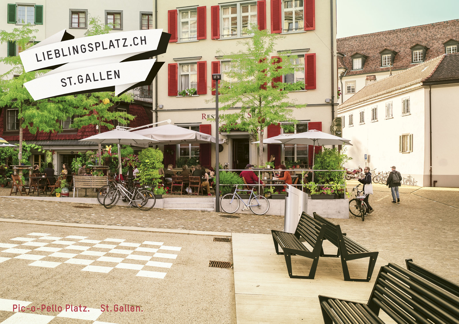 Kampagne über Lieblingsplätze der Standortförderung Stadt St.Gallen