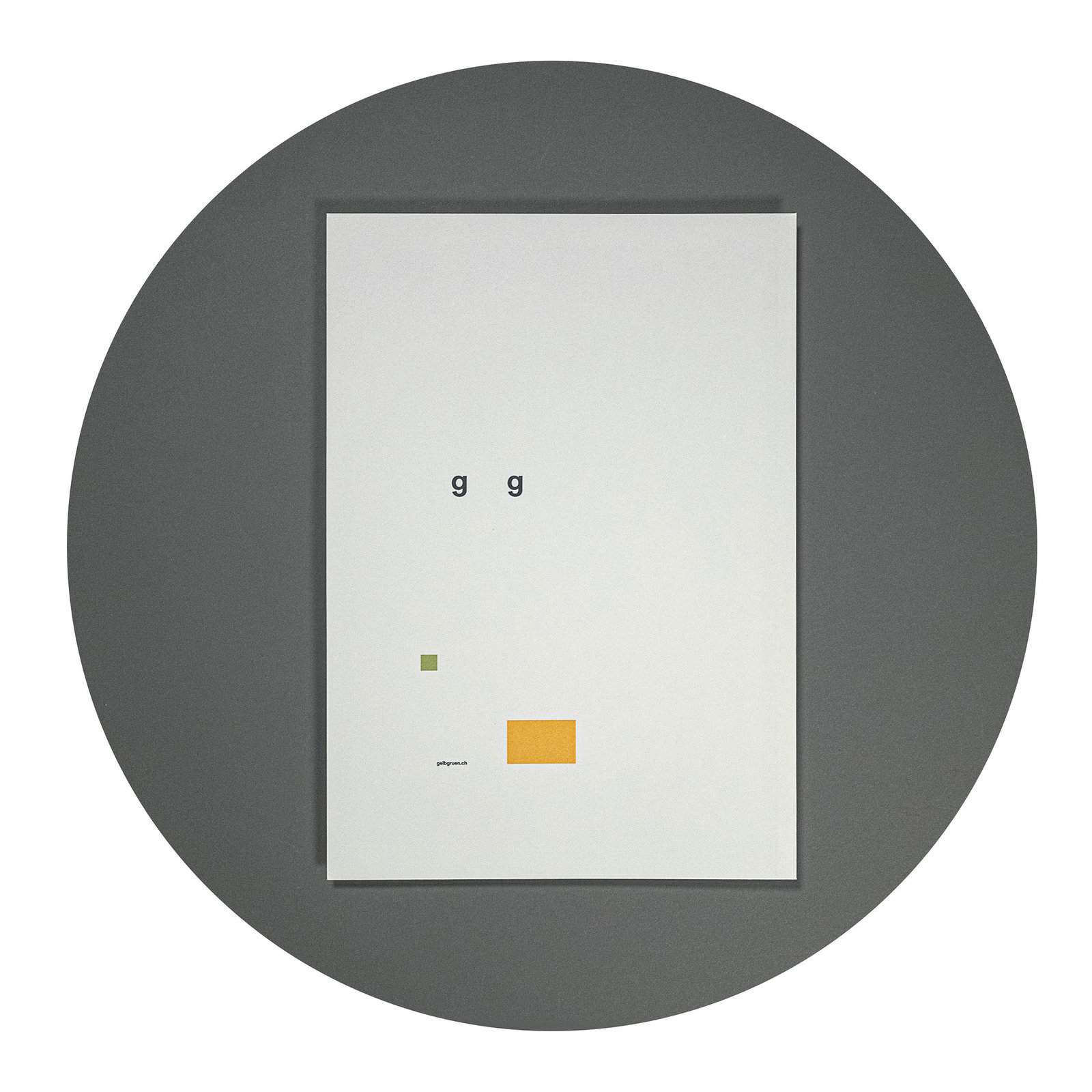 Briefschaft gelbgruen