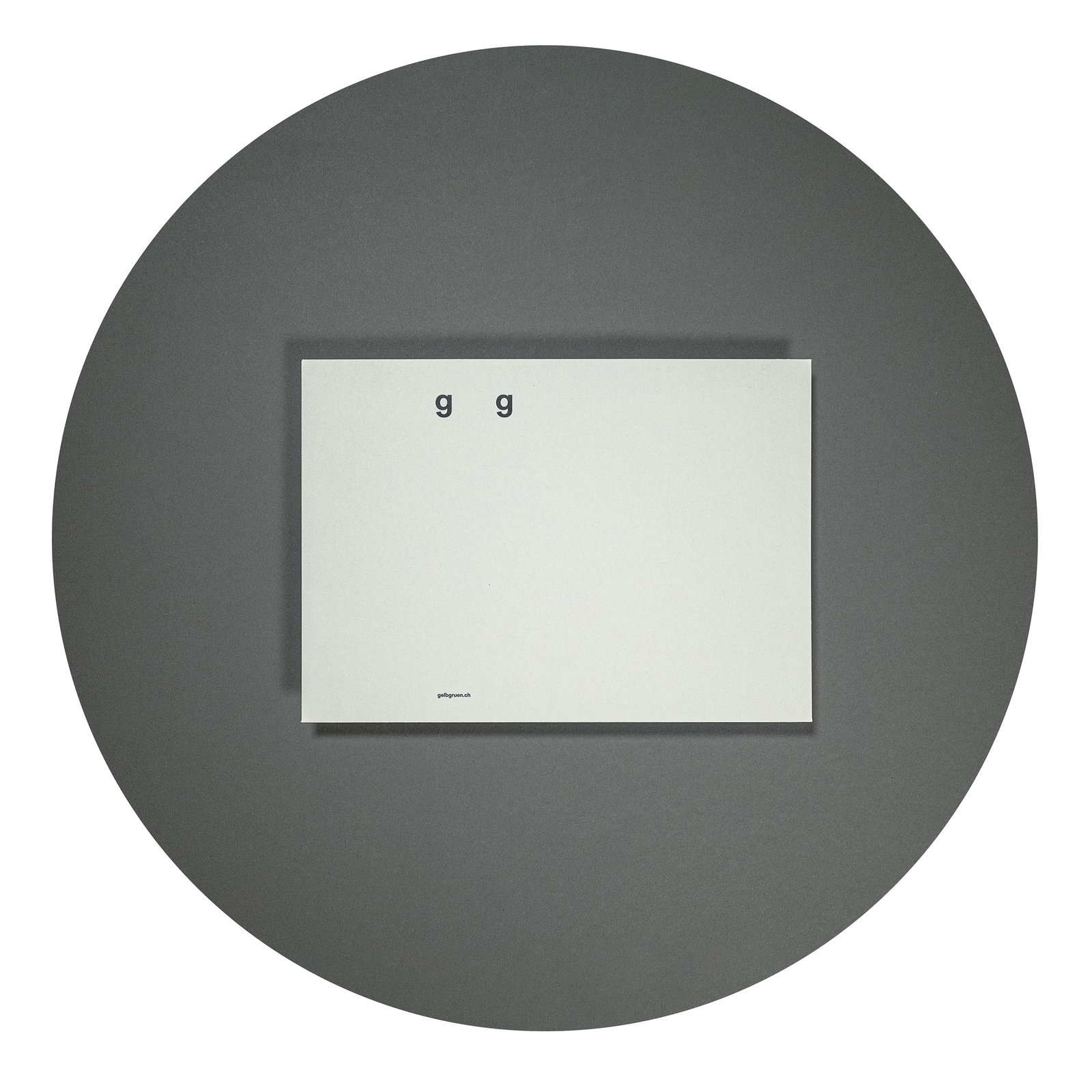 Briefschaft gelbgruen