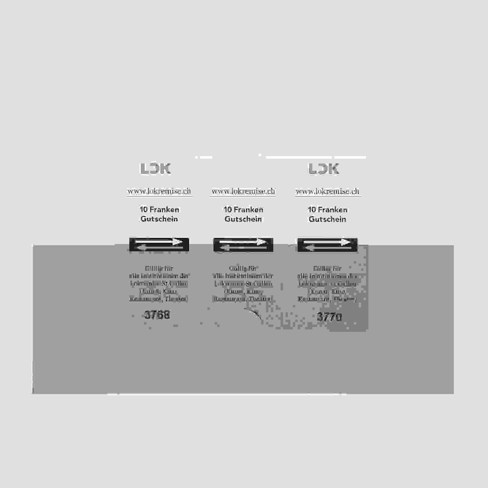 Gutscheine der Lokremise St.Gallen