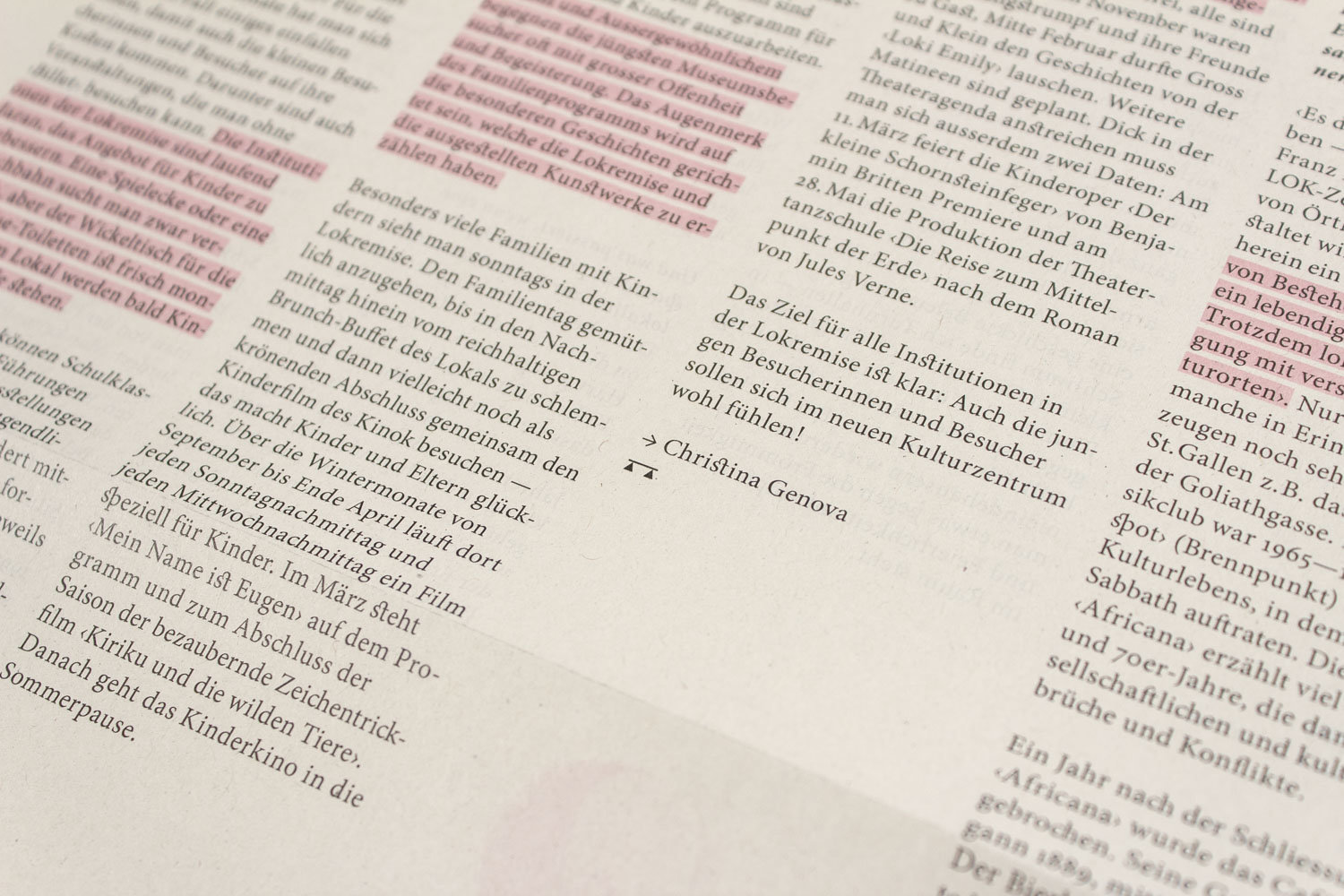 Hauseigene Zeitung der Lokremise St.Gallen