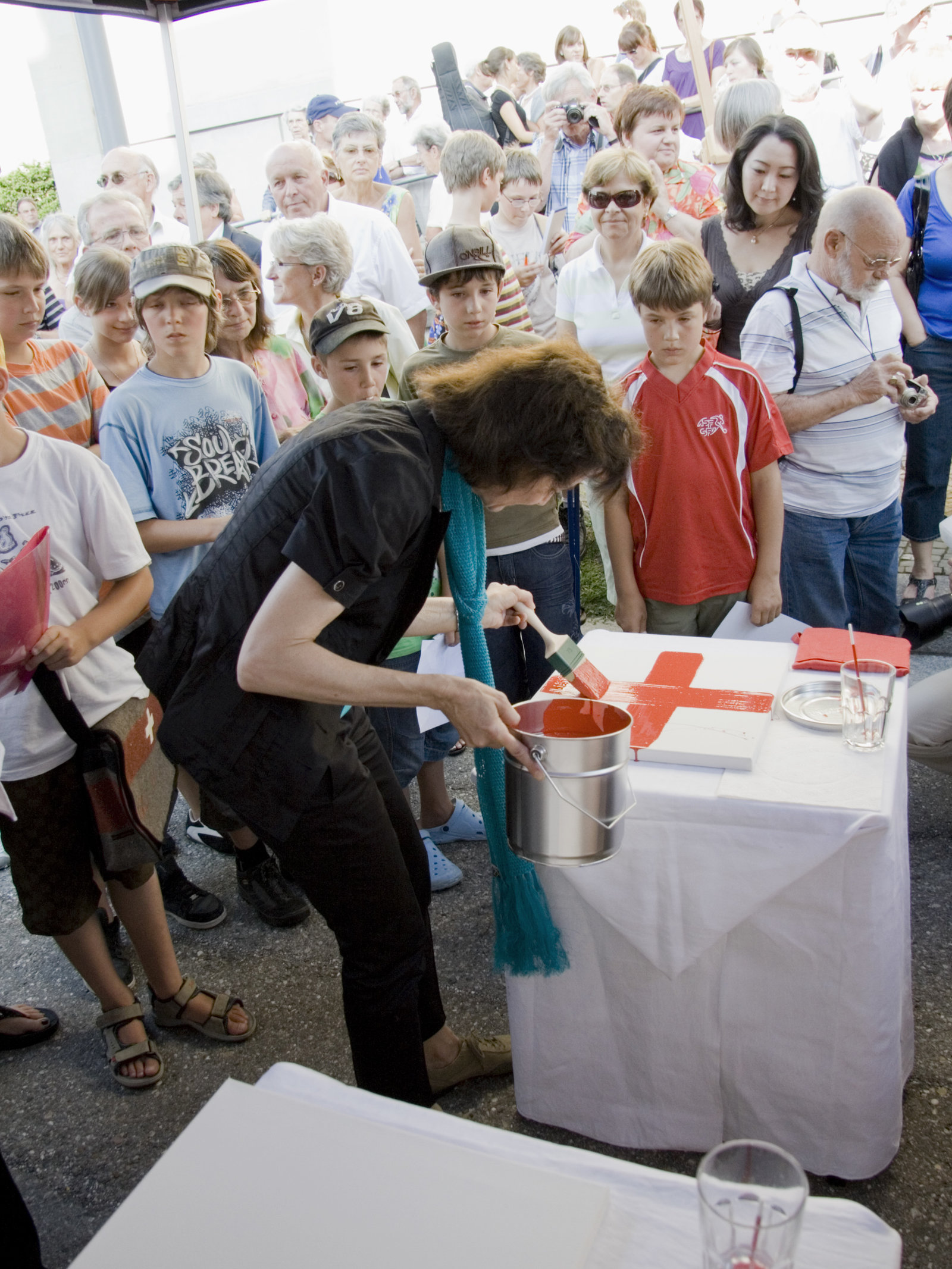 Kampagne für das Henry Dunant Gedenkjahr in Heiden