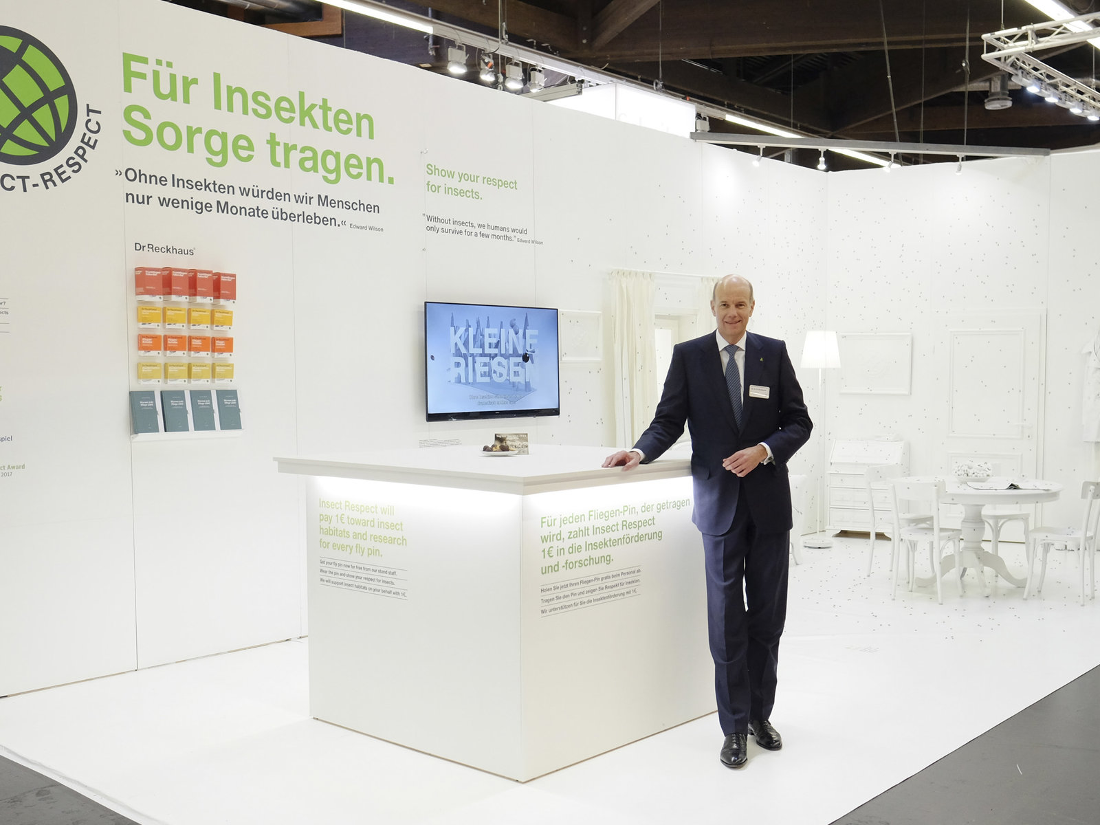Messestand BioFach 2018 von Insect Respect