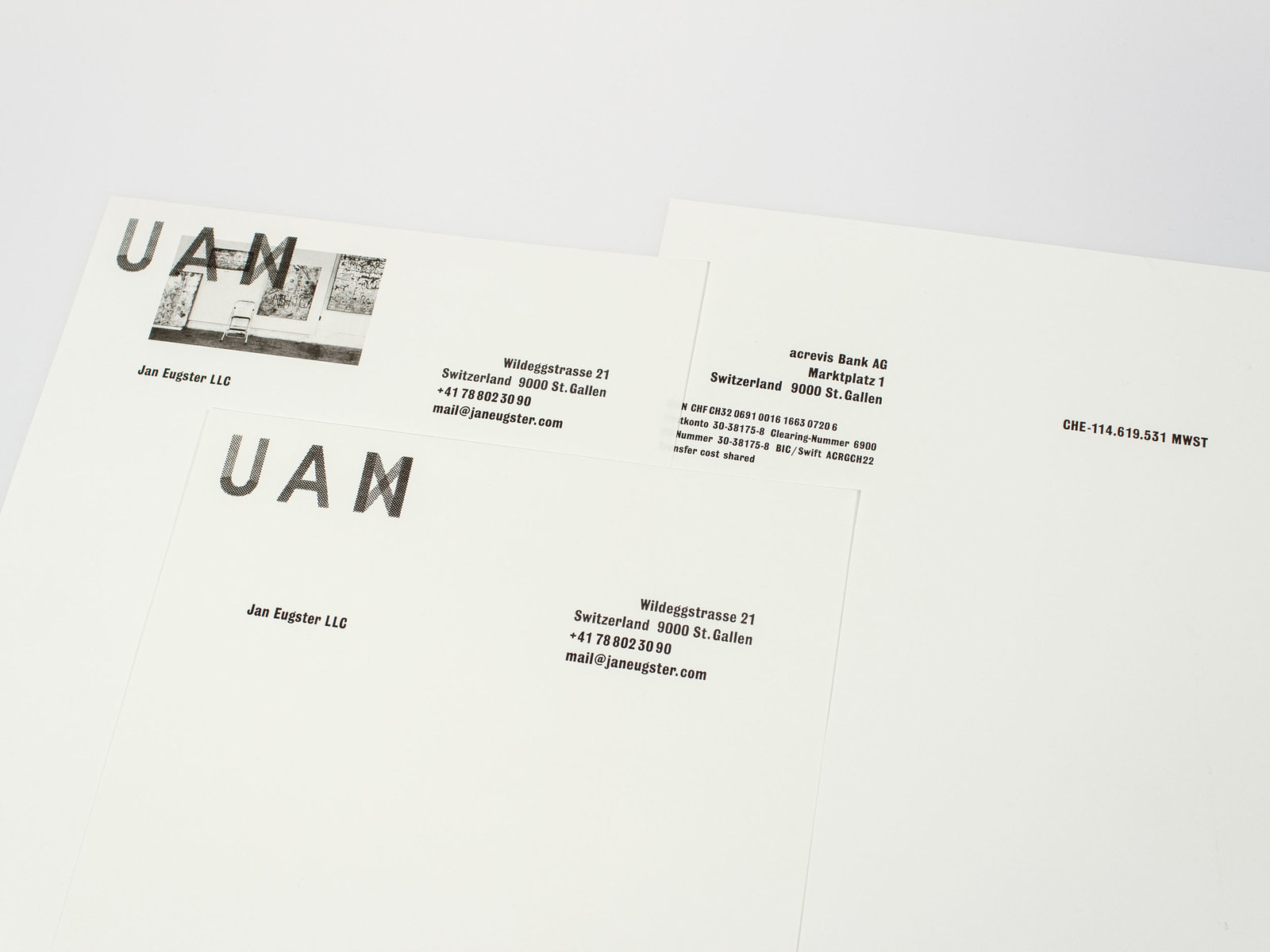 Neuauftritt Jan Eugster LLC