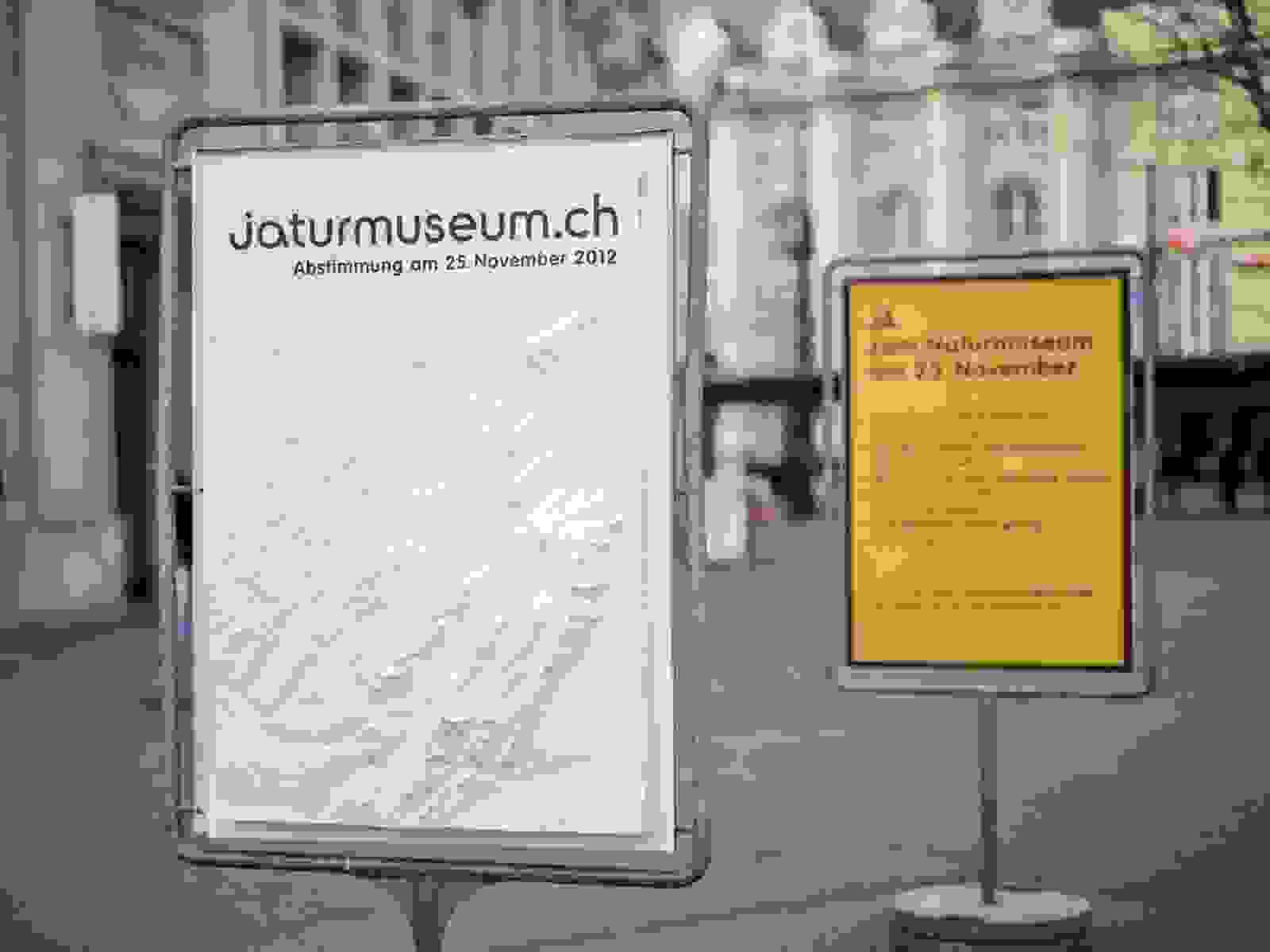 Abstimmungskampagne Naturmuseum St.Gallen