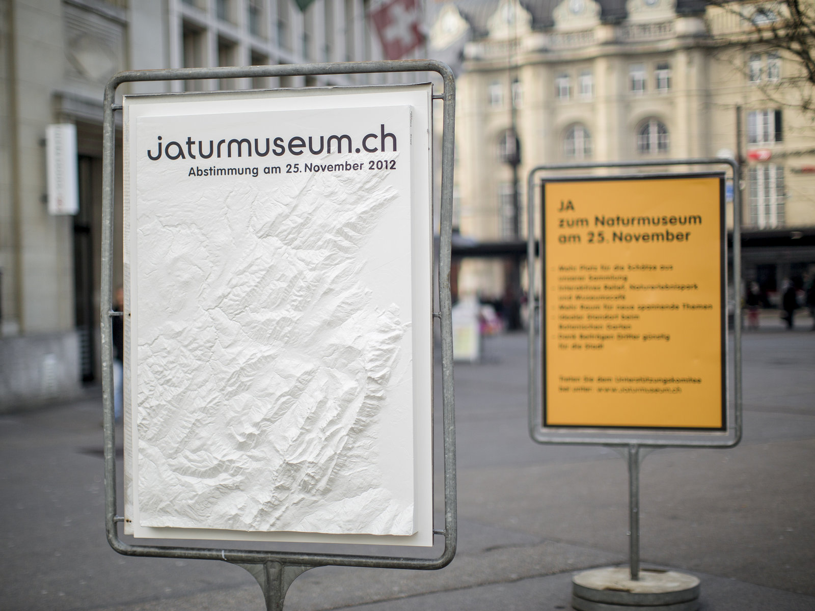 Abstimmungskampagne Naturmuseum St.Gallen