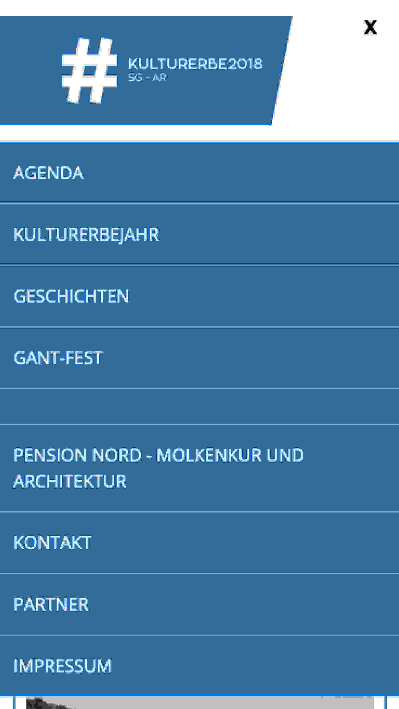 Agenda und Geschichten-Sammlung «Kulturerbe 2018 | SG-AR»