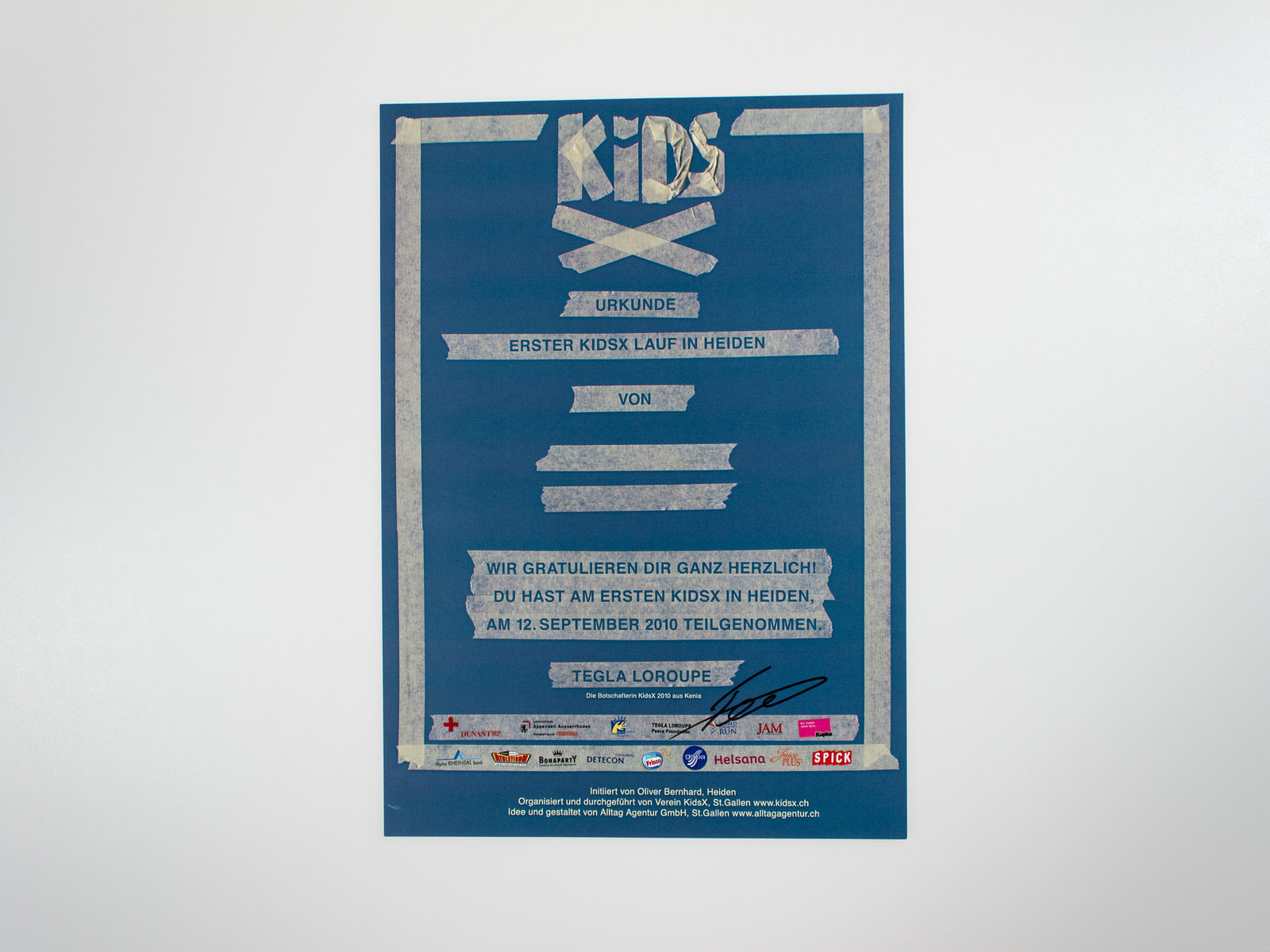 Flyer 1. Kinderlauf KidsX