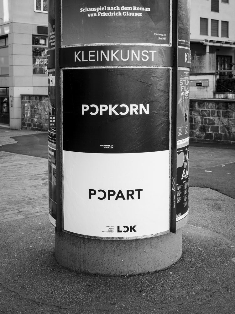 Plakate Kulturzentrum der Lokremise St.Gallen