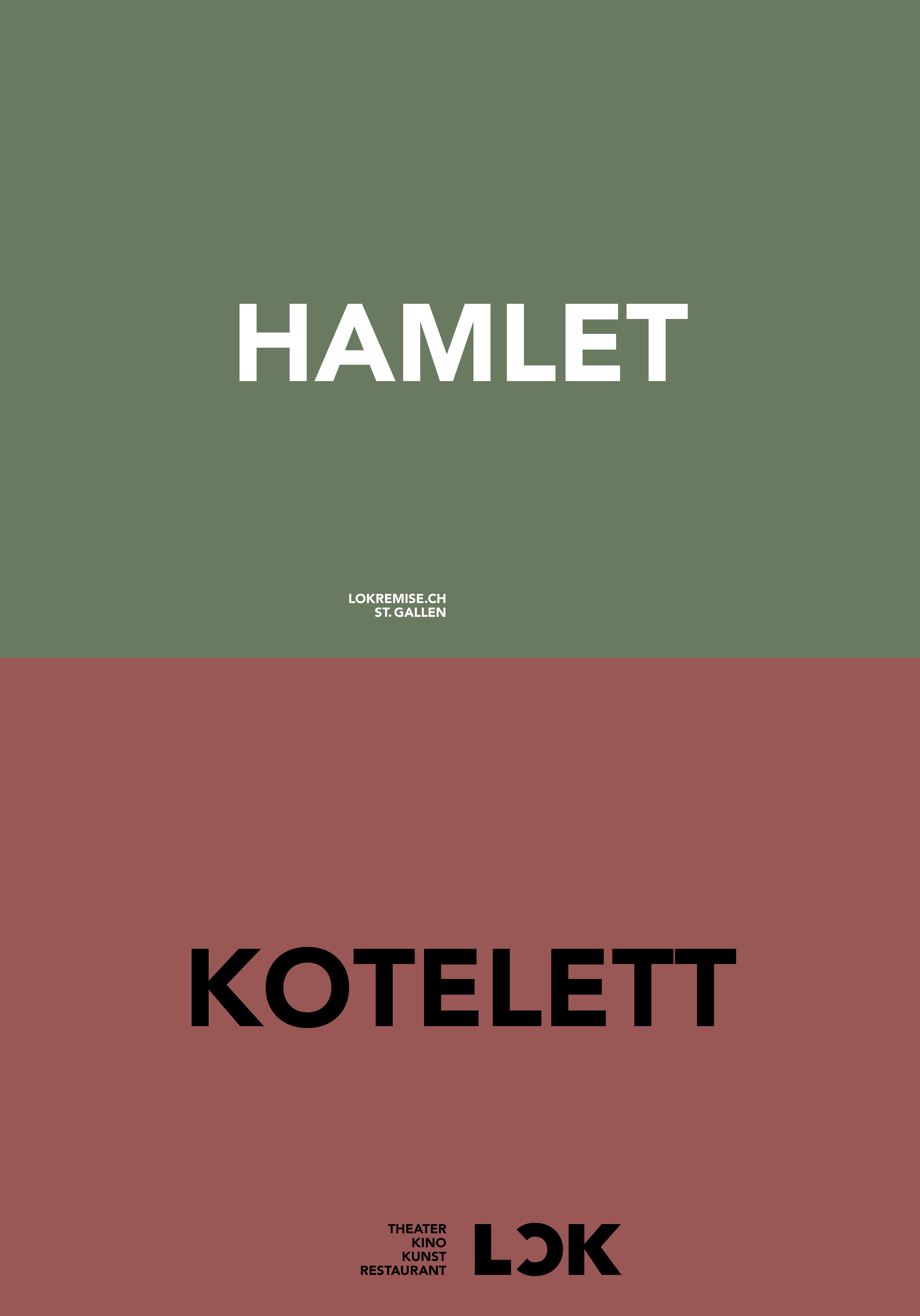 Plakate Kulturzentrum der Lokremise St.Gallen