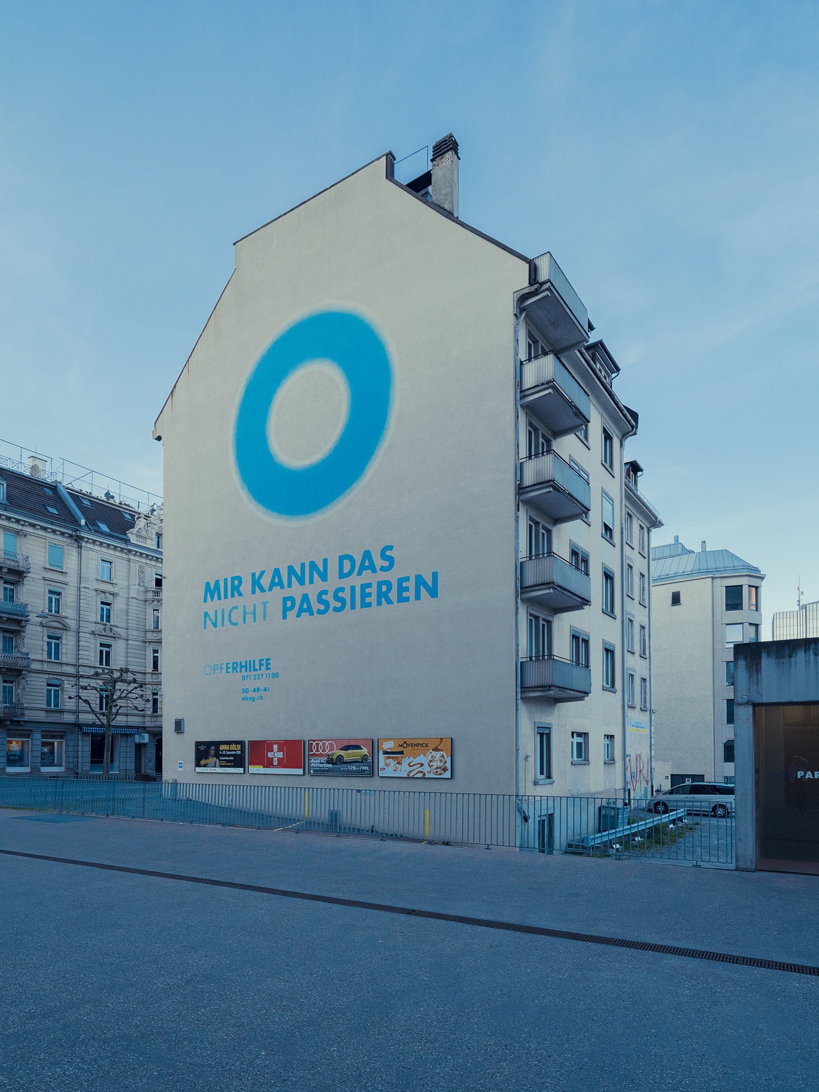 Neugestaltung Fassade Opferhilfe