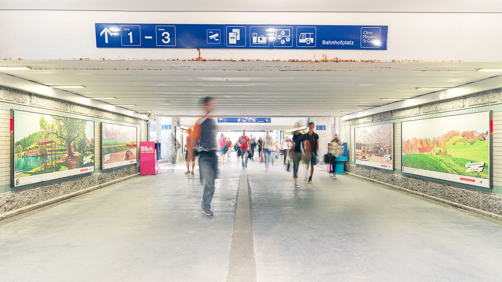 Plakatkampagne Lieblingsplätze Standortförderung St.Gallen