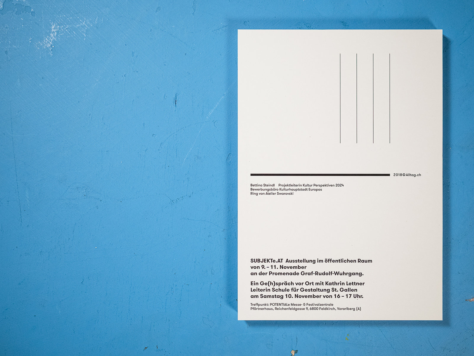 Ausstellung SUBJEKTe.AT an der POTENTIALe