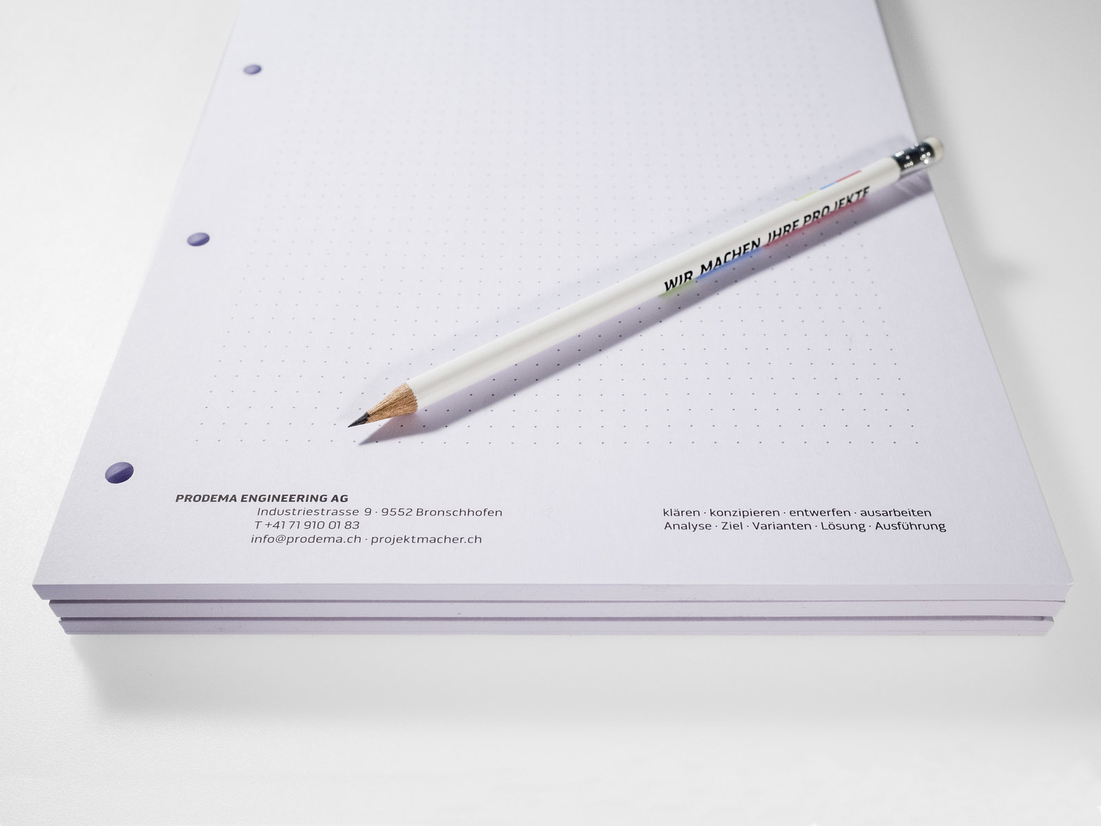 Block und Give Away Prodema