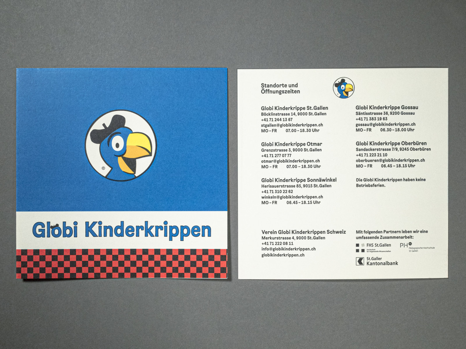 Flyer Globi Kinderkrippen