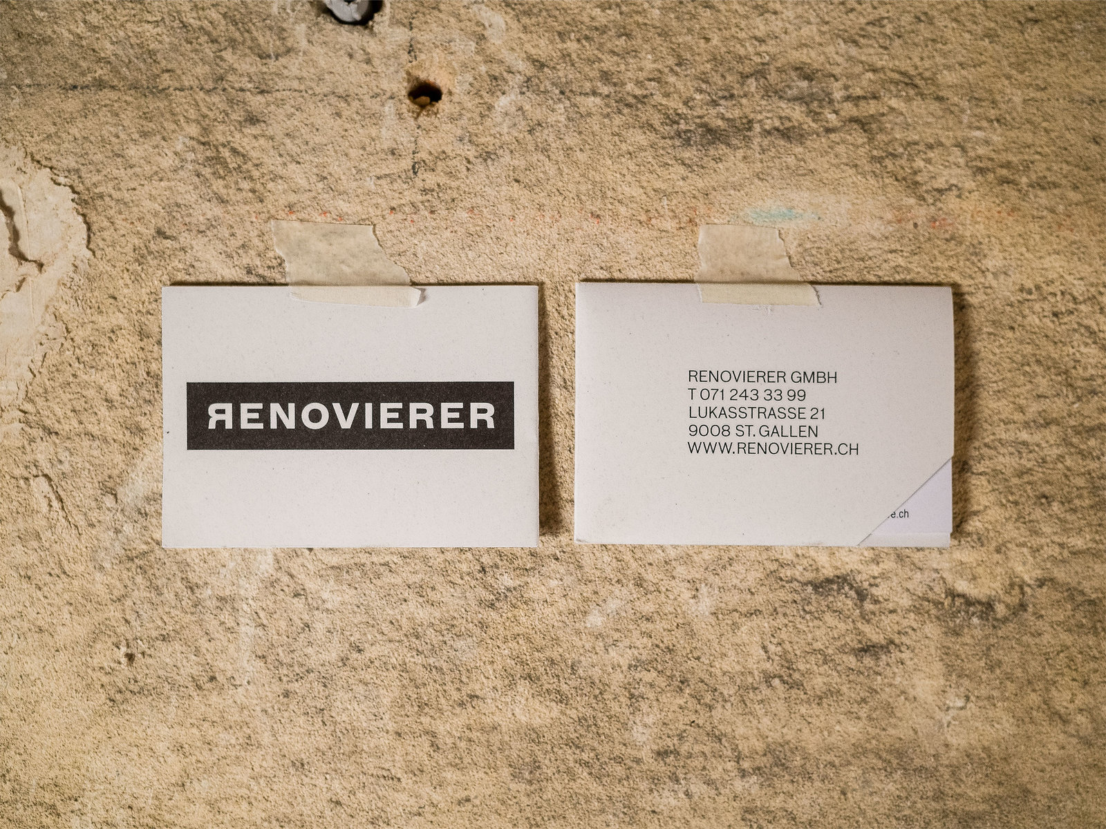 Visitenkarten Renovierer