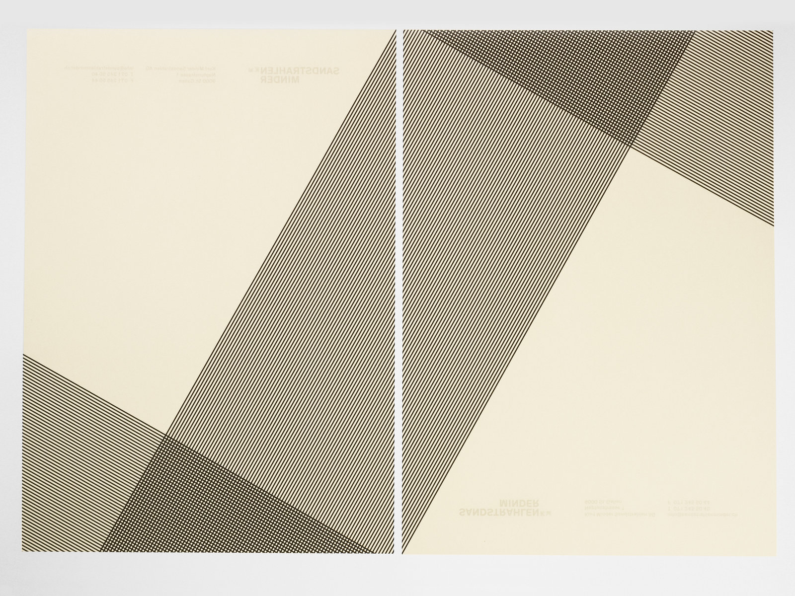 Briefschaft Sandstrahlen Minder