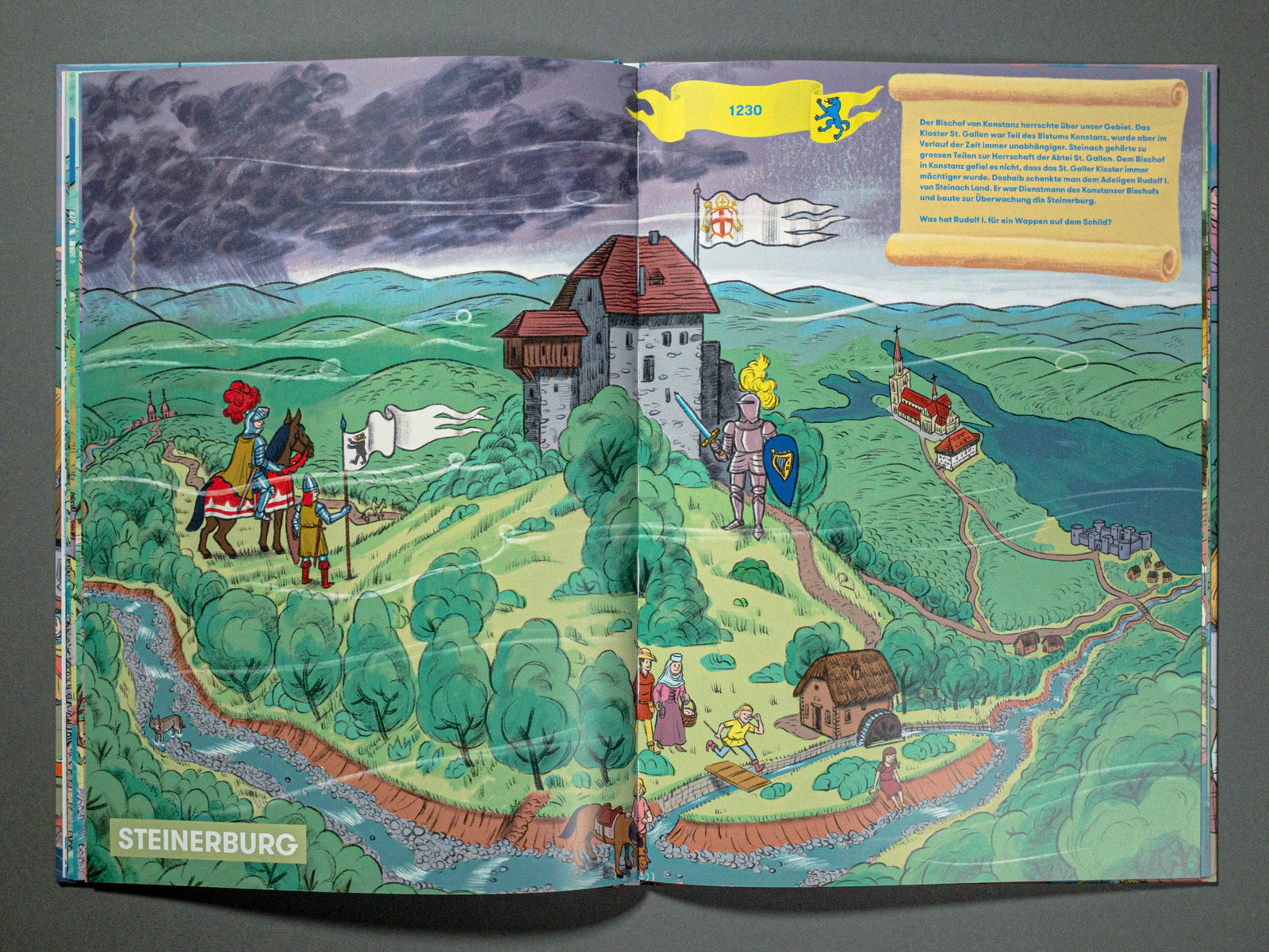 Wimmelbuch für Kinder zu Steinach