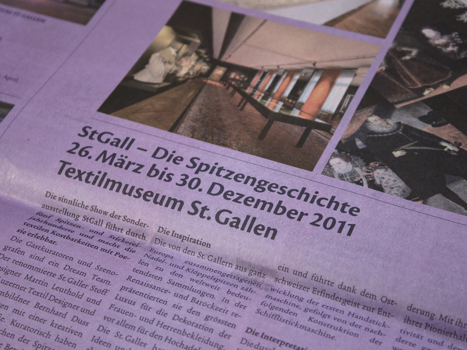 Zeitungsbericht St.Gall