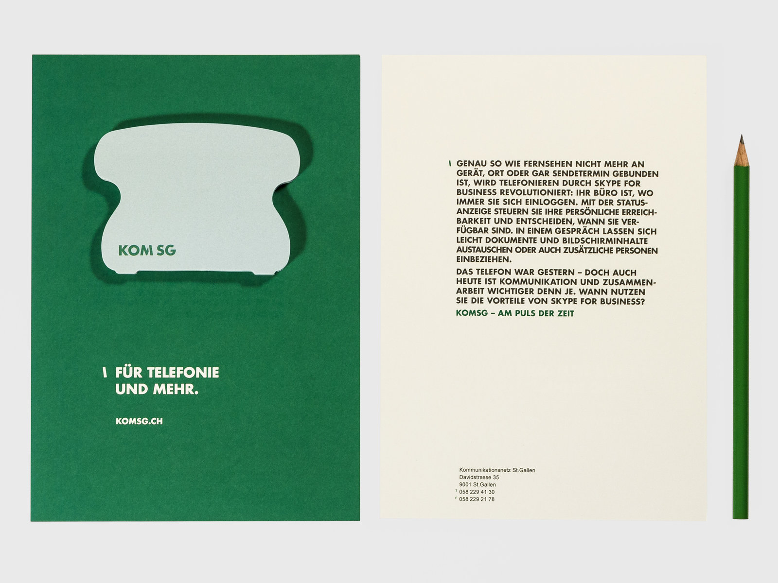 Direct Mailing Für Telefonie und mehr KOM SG