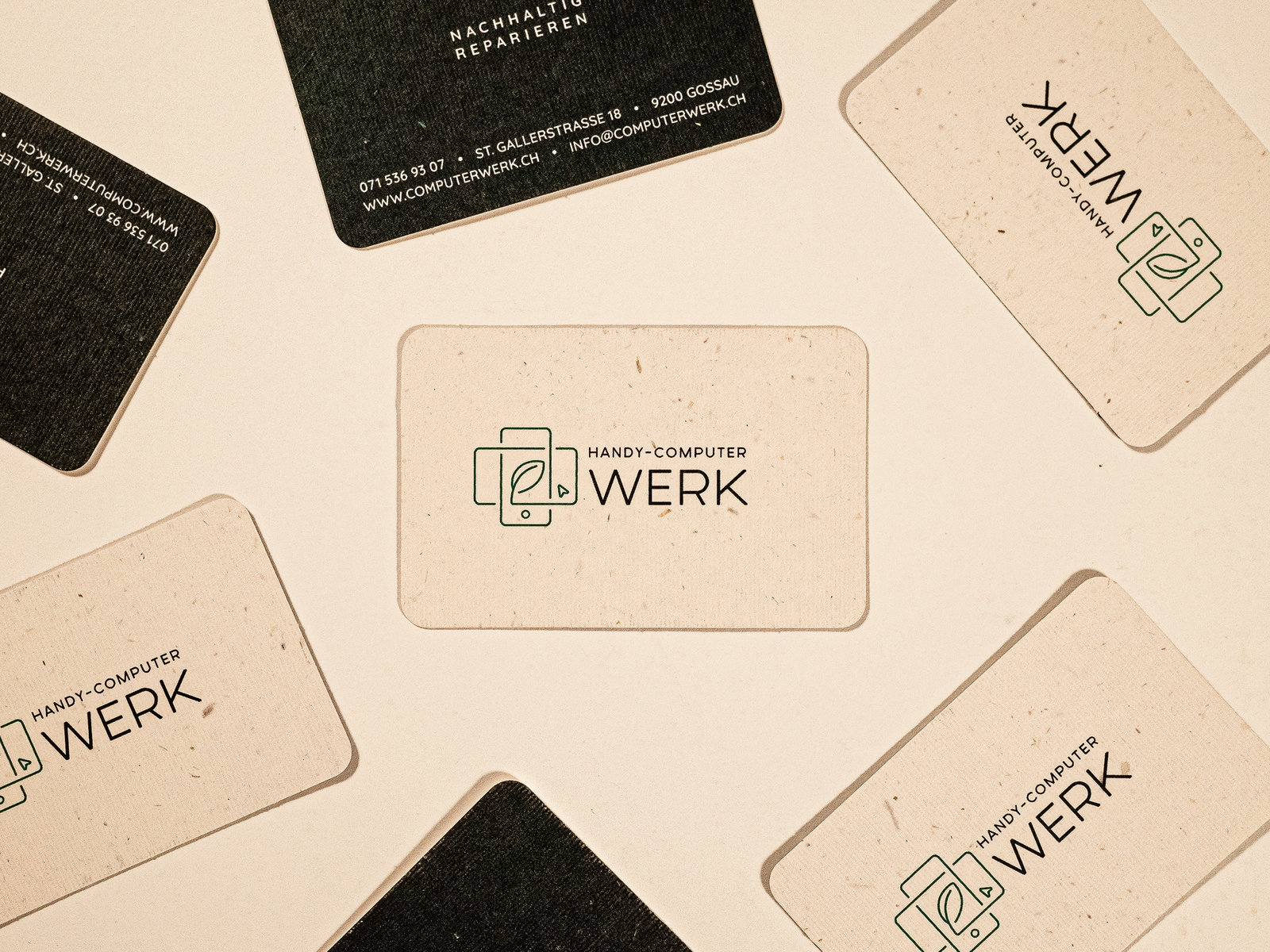 Visitenkarte Computer WERK