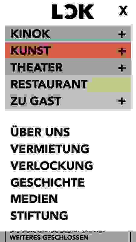 Redesign der Webseite der Lokremise St.Gallen