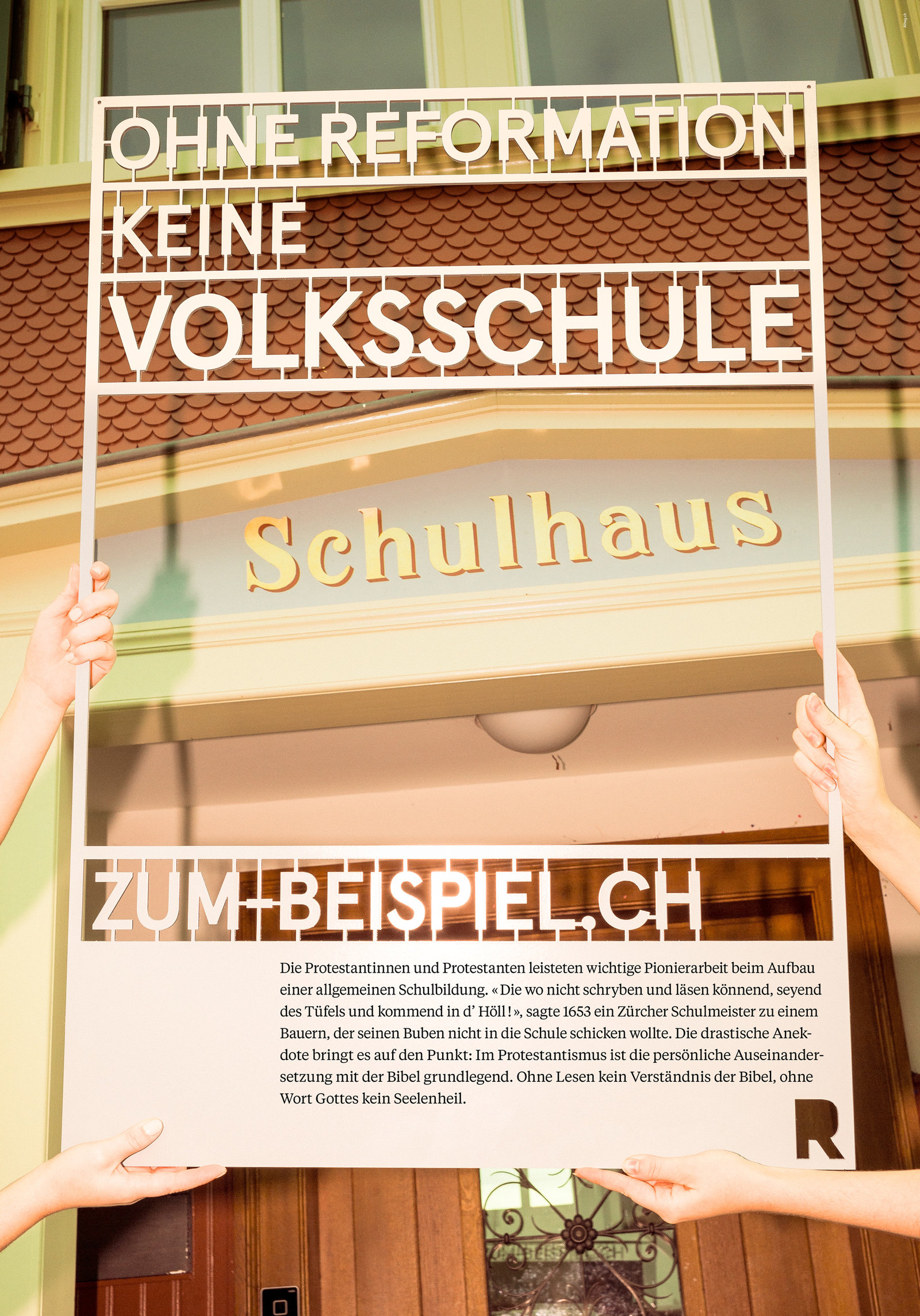 Plakate zum-Beispiel.ch der Evangelisch-reformierten Kirche